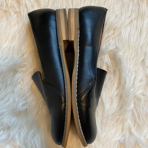 INDIGO RD. Irhani  Leather Slip On Loafer Black Flats 6M - Picture 4 of 7